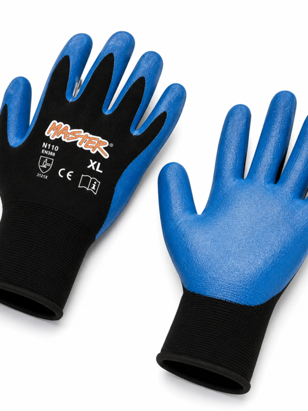 guantes azules flex
